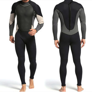 Combinaison néoprène 3/2mm personnalisable pour hommes, chaude, poitrine, fermeture éclair, manches longues, équipement de plongée, respirant, imperméable, imprimé - Product Image 6