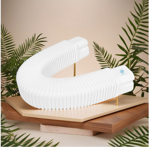 Cubierta Decorativa de PVC para Tuberías en T, Duradera, Ecológica, para Sistemas de Aire Acondicionado Domésticos, Modelo VT75-8, Blanca - Product Image 1