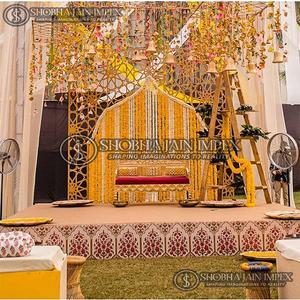 Panel Metálico de Diseño para Bodas con Tema Floral, OEM y ODM Disponibles en India - Product Image 3