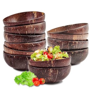 Bols de noix de coco certifiés de qualité alimentaire ensemble de vaisselle écologique bol en coquille de coco pour l'exportation de quantité en vrac - Product Image 1
