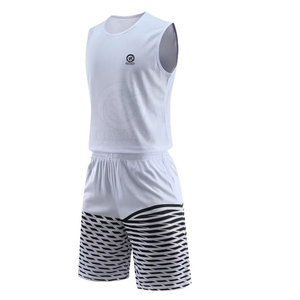 Wholesale Custom Professional Unisex Basketball Uniform Sets Printed Anti-UV Breathable Quick Dry Summer Shirts <b>Shorts</b> Plus Size - Product Image 1