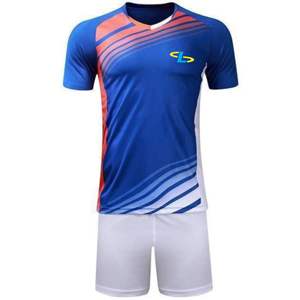 Uniforme de Fútbol de Manga Corta con Cintura Elástica Alta para Hombre, Secado Rápido, Transpirable, con Nombre y Número del Equipo Personalizados, Ropa de Entrenamiento - Product Image 3
