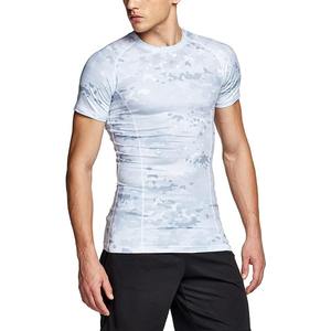 Spandex de compression personnalisé de haute qualité, vêtements de sport et de course, vêtements de fitness respirants pour hommes, t-shirt de fitness en velours sans manches - Product Image 5