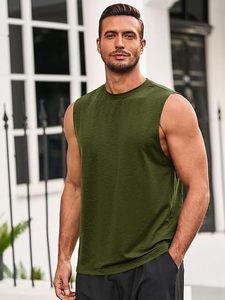 Gimnasio Hombres Culturismo Sin mangas Camiseta sin mangas Muscle Stringer Athletic Fitness Chaleco Tops Ropa de verano - Product Image 2