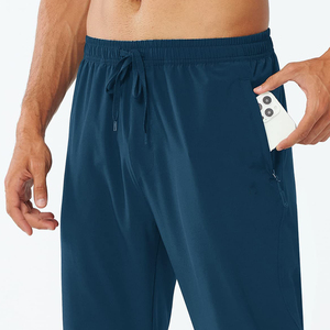 Custom <b>Men</b> Jogger Cycling Pants Casual Long Sweatpants Sports Work <b>Men's</b> Pants Knitted Jogging <b>Men's</b> <b>Trousers</b> With Pockets - Product Image 2