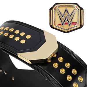 Ceinture de championnat de lutte personnalisée en laiton et cuir de haute qualité - Taille adulte unisexe, écologique et souple - Product Image 2