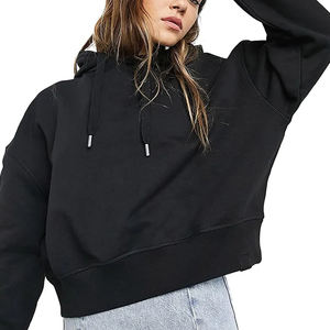 Sudadera Corta de Invierno para Mujer de Alta Calidad con Estampado Personalizado, Diseño con Cremallera, Logotipo Personalizado, Suministro al por Mayor - Product Image 1