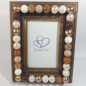 Cadre Photo en bois carré fait main 15x21 cm bois massif écologique léger taille personnalisée rustique mur/table affichage - Product Image 1