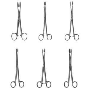 Pinzas de Sutura Gross Maier de 14.5 cm con Trinquete, Esponja de Sutura Gross Maier y Pinzas de Sutura Rectas de 20.5 cm - Product Image 1