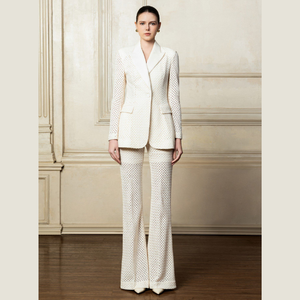 Pantalon de qualité supérieure pantalon évasé NADIA pour femmes pantalons évasés longs ensembles pour femmes vêtements étiquettes personnalisées marque de luxe - Product Image 5