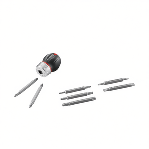 Destornillador de trinquete corto Facom Protwist con juego de herramientas surtido de 7 puntas - Product Image 2