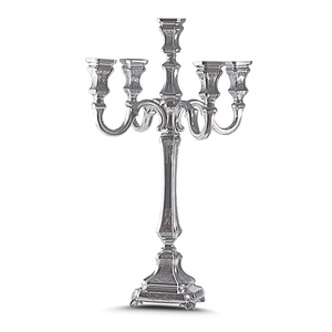 Nuevo diseño de candelabros de latón y aluminio hechos a mano, soporte de vela de 5 brazos, boda para San Valentín, iluminación de mesa con estilo moderno usado - Product Image 3