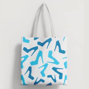 Bolso de mano de algodón funcional Bolso de hombro de tela reutilizable lavable de gran capacidad para ir de compras - Product Image 1