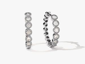 Boucles d'oreilles tendance en argent sterling 925 plaqué or avec pierre précieuse topaze blanche, style bohème fait main, bijoux pour femmes - Product Image 3