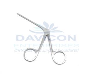 Pinzas de oreja de cocodrilo manuales, mordazas dentadas rectas delicadas/finas, porta agujas de acero inoxidable de 0,5 CM" - Product Image 1