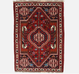 Alfombra de Lana Anudada a Mano Oushak, Alfombra Roja para Dormitorio, Cocina, Habitación Infantil, Tamaño Personalizado, Juego Colorido para Decoración del Hogar - Product Image 1