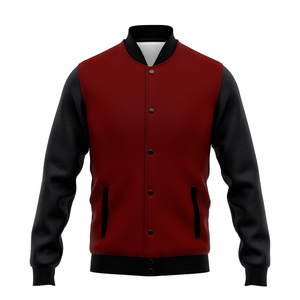 แจ็คเก็ตเลตเตอร์แมนสไตล์สตรีทแวร์ แขนหนัง สำหรับผู้ชาย แจ็คเก็ตเบสบอลทีมมหาวิทยาลัย ฤดูใบไม้ผลิ ขายส่งจากโรงงาน - Product Image 6