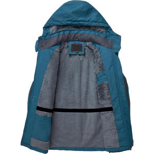 Chaqueta de esquí de invierno OEM de ajuste personalizado con diseño impermeable a prueba de viento tela transpirable y marca de etiqueta privada - Product Image 2