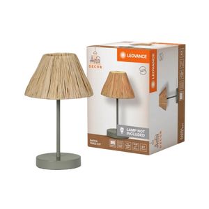 Lampada da tavolo in rafia verde 1xE27 Raffia Decor (Ledvance 838215) - Product Image 2