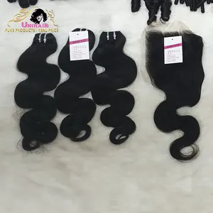 Virgin hair Bundles High Quality Natural Color Body Wave Remy Virgin Cuticle Aligned Wholesale Supplier