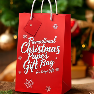 Sacchetto Regalo in Carta Promozionale per Natale per Regali di Grandi Dimensioni - Product Image 3