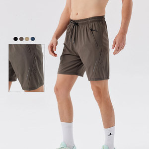 Short de jogging de gymnastique respirant Sports Running Activewear Zip Pocket Workout Reflective Strip Shorts DDP shipping - Product Image 1