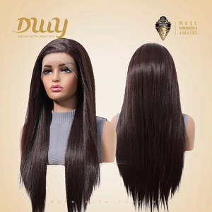 Abigail-DWY Body Wave Wig with Silky Straight Virgin Hair Librea Lace Front Long and <b>Medium</b> Length Options Natural Hairline - Product Image 5