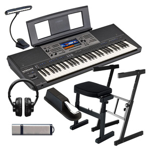 Clavier arrangeur Yamaha PSR A5000 original, haute performance pour les musiciens professionnels - Product Image 1