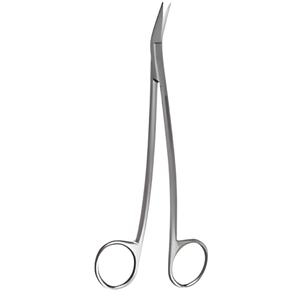 Tijeras Quirúrgicas Dentales Universales para Cortar Alambre, Tijeras Curvas con Mango Dorado Ergonómico, Certificación CE, Micro Tijeras Dentales para Encías - Product Image 1