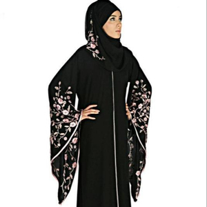 Full Long Slleves Embroided <b>Wedding</b> <b>Abayas</b> for Middle East Muslim Womens - Product Image 1