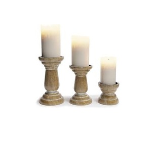 Grand bougeoir en bois de très bonne qualité Bougeoir en bois pour la décoration de la maison 100% Bougeoir en bois fait main - Product Image 4