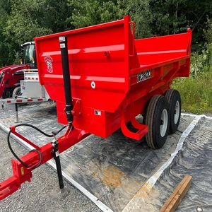 Remolque volquete de granja de 16000 lbs y 8 toneladas, equipo de transporte agrícola resistente con entrega rápida, calidad premium para agricultura - Product Image 2