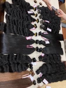 ช่อผมตรง/หยัก/หยิกแบบเวียดนาม,ผมถักแบบคู่จากผู้ขายกัมพูชามาเลเซียแบบไม่พันกัน - Product Image 6