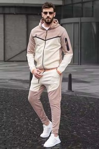 Wholesale OEM Plus Size Seamless Gym Tracksuit for <b>Men</b> <b>Black</b> Nylon Jogger Suits Set Pakistani Manufacture - Product Image 2