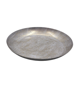 Último diseño, artículos de servir, plato redondo de hierro, Color mármol dorado, tamaño estándar, Plato decorativo y para servir para restaurante a granel - Product Image 2