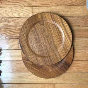 Custom Logo Embossed Round Walnut Wood <b>Coaster</b> Factory Supply <b>Promotional</b> Beer Drink Wooden <b>Coaster</b> - Product Image 3