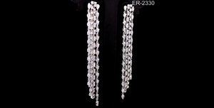 Pendientes de Diamantes Cultivados en Laboratorio con Certificación SGL, Corte Redondo y Corte Esmeralda, Joyería Fina - Product Image 2