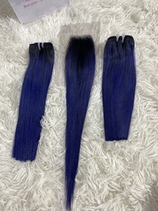 วิกผมแท้13x4มีลูกไม้ด้านหน้ามีสีปิดด้านหน้า - Product Image 6