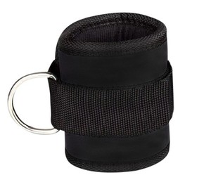 Leather Adjustable Hook Loop Closure Padded <b>Ankle</b> Strap for Gym Cable Machine Gluteus Leg Extensions Hip Abductors Workout Keep - Product Image 3