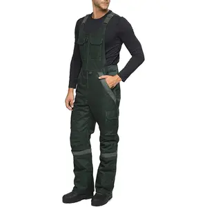 Arbeits kleidung Overall Work Lätzchen und Klammer Overall Hosen Garage Latzhose Multi Pocket Work Mechanic Overalls mit Kniesc honer