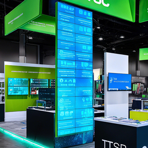 20 X 20 英尺背光贸易展摊位展示模块化展览摊位灯箱展示摊位信息通信展摊位 - Product Image 2