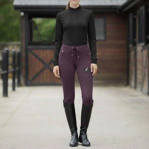 Nouveau style 2024, best-seller : Pantalon d'équitation pour femme, taille haute, avec grip intégral et boutons - Product Image 5