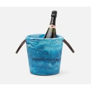 Precioso aspecto Color negro textura elegante única cuerno cubo de hielo bebidas tinas vino y cerveza botella enfriador Barware para fiestas - Product Image 2