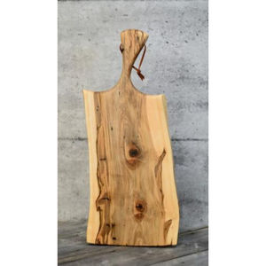 Tabla de cortar de madera Natural hecha a mano, adornos de cocina, perfecta para cortar verduras y frutas - Product Image 1