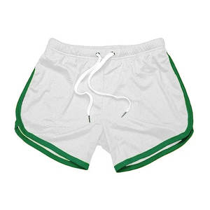 Short de sport droit et ample multicolore Pantalon de plage à trois points imprimé de couleur unie pour hommes Mode - Product Image 2