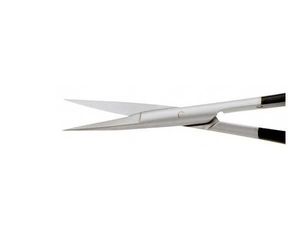 Tijeras nasales Fomon Super Cut de acero inoxidable con mango negro para rinoplastia Cirugía plástica Tijeras nasales Fomon - Product Image 2