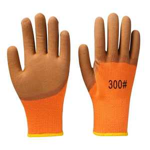 Venta caliente calibre 7/10 hilo de algodón resistente al desgaste mantenimiento mecánico protección de construcción guantes de trabajo de seguridad antideslizantes - Product Image 1