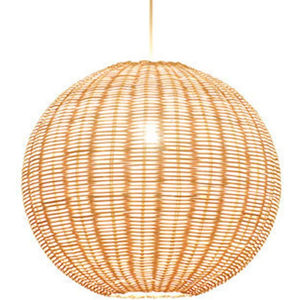 Lámpara colgante de sombra de bambú tejida de la mejor calidad, luces colgantes de jaula tejidas a mano clásicas para restaurante, cocina, comedor, lámpara de decoración - Product Image 6