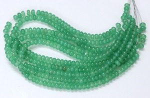 Perles de pierre de quartz vert fraise lisses de 8 mm en gros, qualité AA, pierres précieuses simples certifiées CNAS, modèle AA-54 - Product Image 4