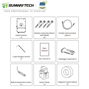 Inversor solar híbrido de alta calidad Deye 8Kw 10kwInversor de panel solar híbrido monofásico - Product Image 6